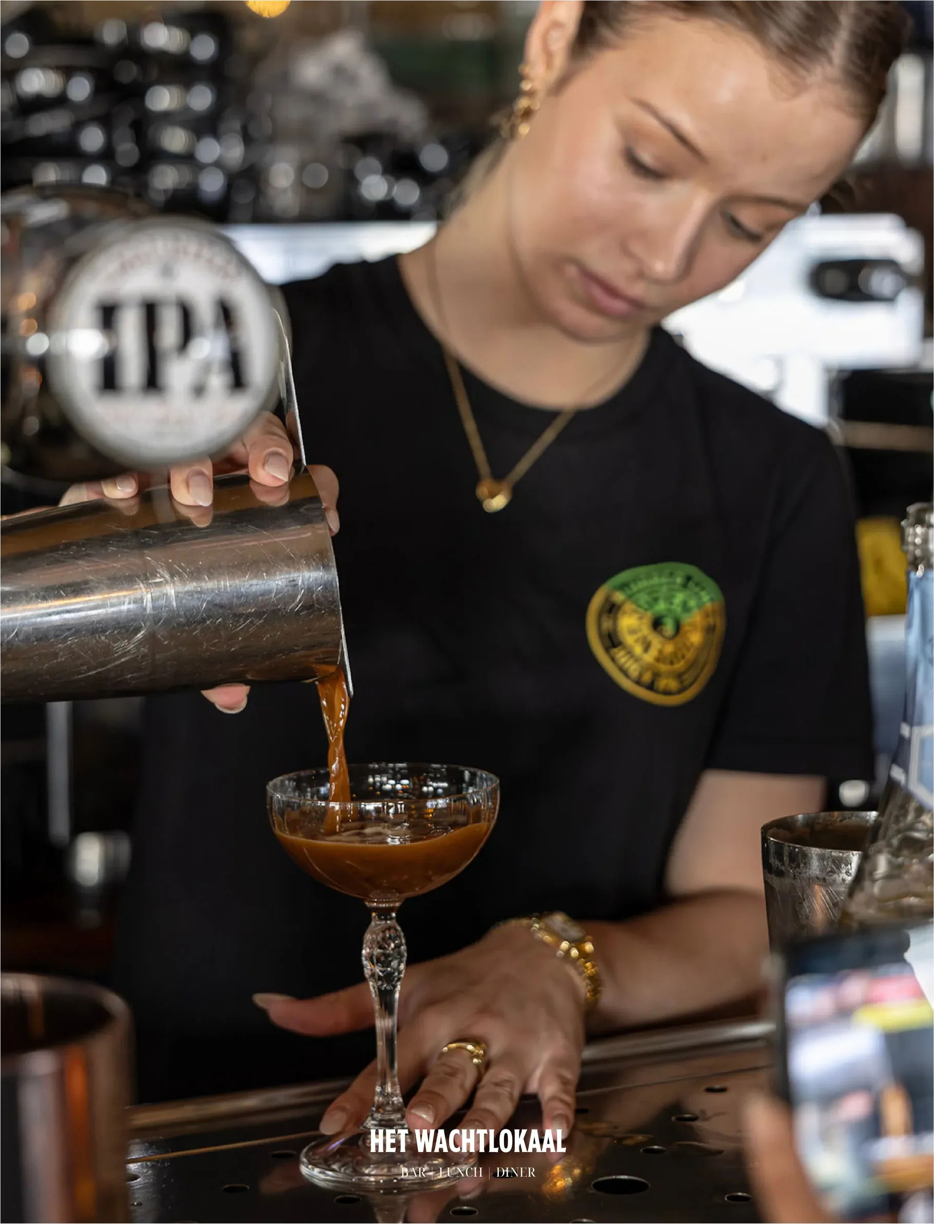 Bartender aan het werk