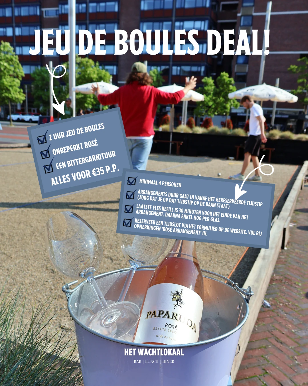 Jeu de Boules & Rosé — Het Wachtlokaal